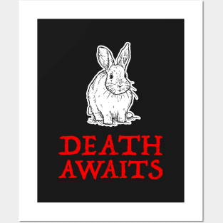 Killer Rabbit Death Awaits Posters and Art